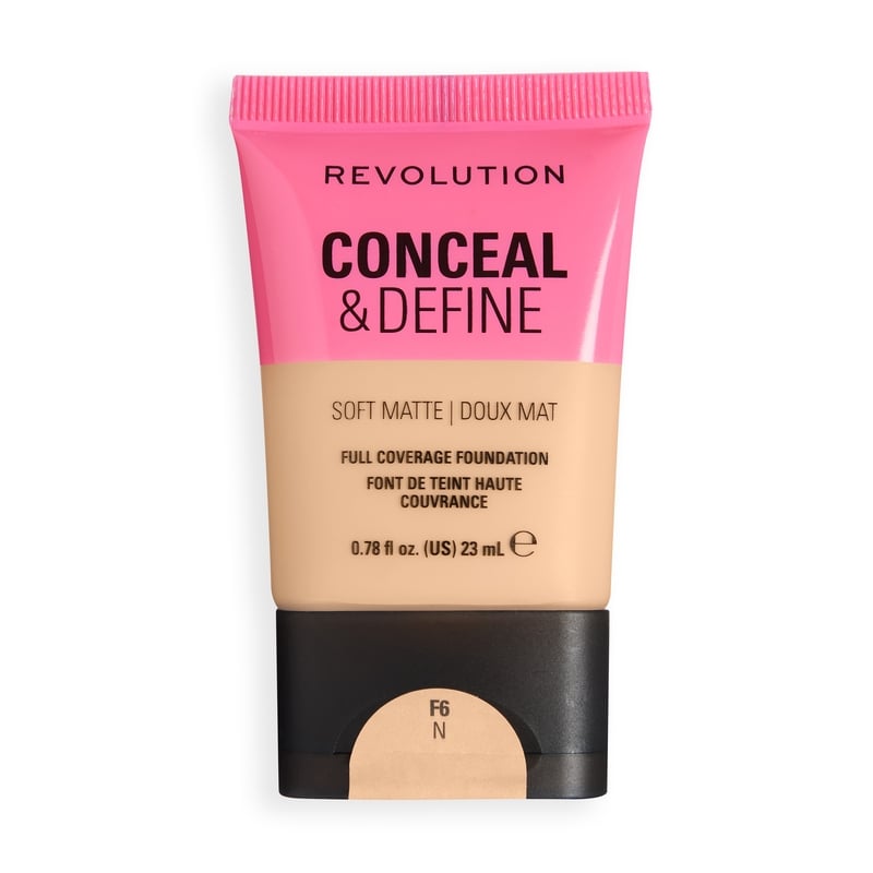 Revolution Beauty London Revolution Conceal and Define Soft Matte Tube Foundation F6N 23 ml