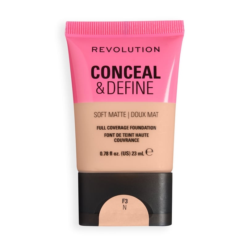 Revolution Beauty London Revolution Conceal and Define Soft Matte Tube Foundation F3N 23 ml
