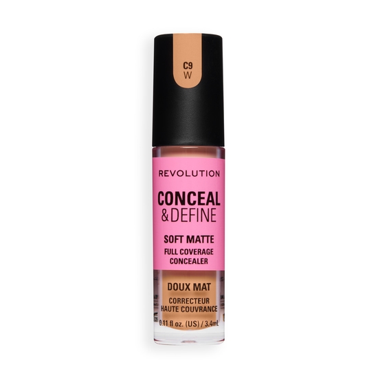Revolution Conceal and Define Full Coverage Concealer C9W 3,4 ml