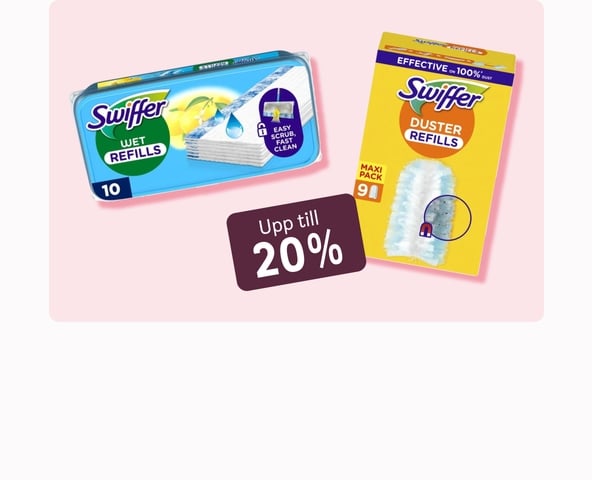 Upp till 20% på utvalt från Swiffer