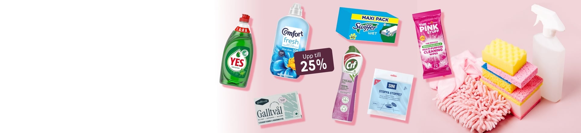 Upp till 25% inom Hem & Hushåll