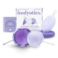 Bodyotics comfydisc Mensdiskar med snöre S & L Lila & Vit