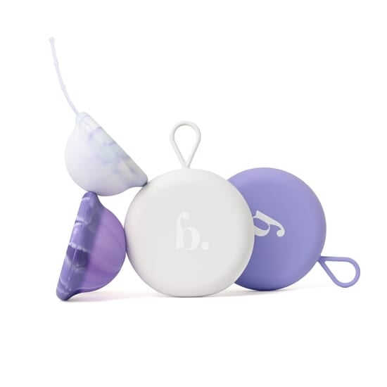 Bodyotics comfydisc Mensdiskar med snöre S & L Lila & Vit