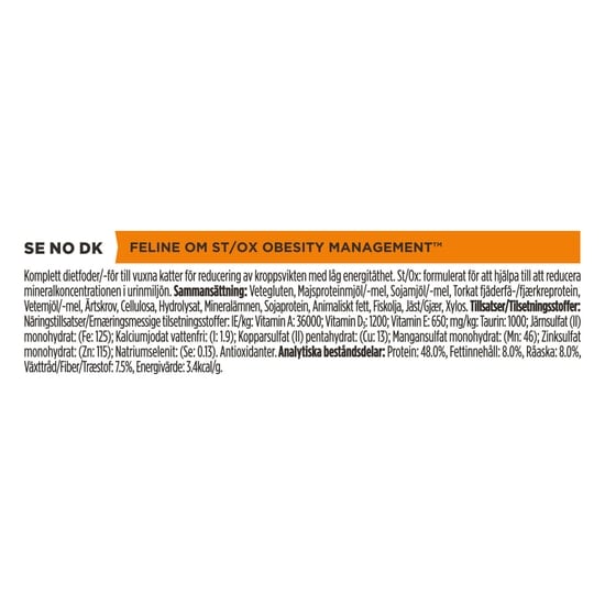 Purina Pro Plan Veterinary Diets Obesity Management Katt Torrfoder 1,5 kg