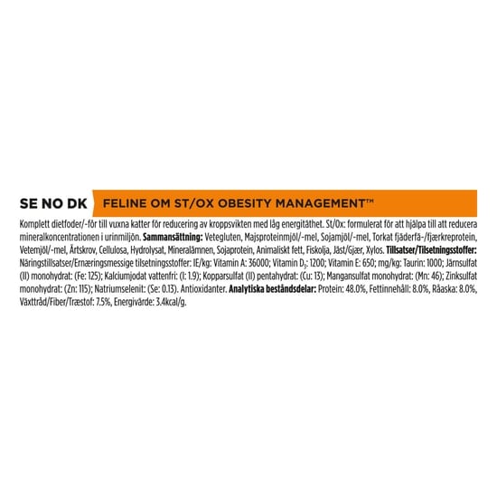 Purina Pro Plan Veterinary Diets Obesity Management Katt Torrfoder 5 kg