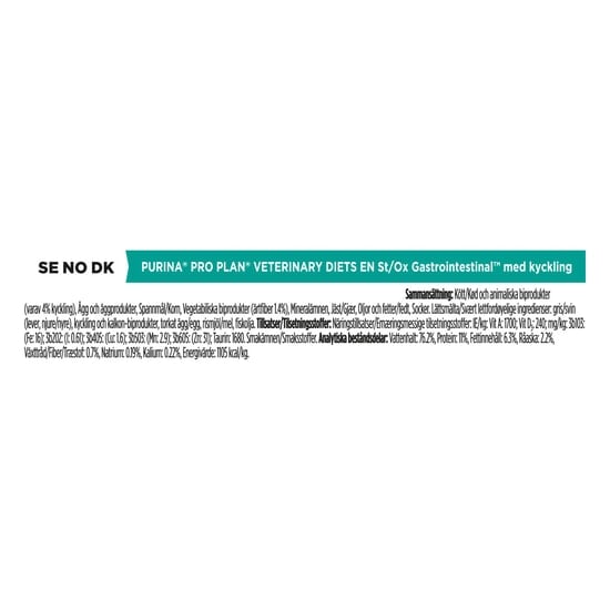 Purina Pro Plan Veterinary Diets Gastrointestinal Kyckling i Sås Katt Våtfoder 10 x 85 g