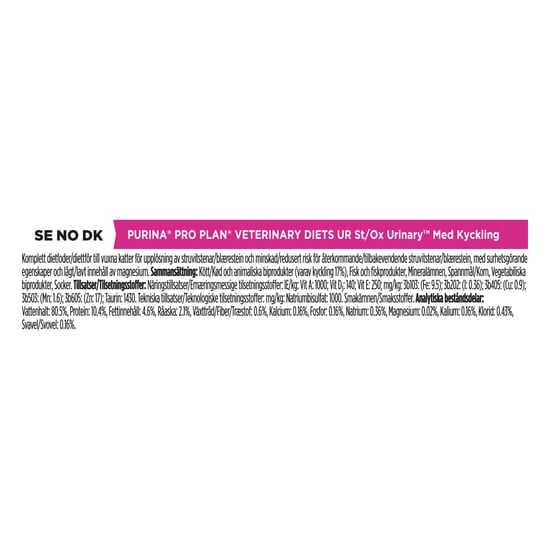 Purina Pro Plan Veterinary Diets Urinary Kyckling i Sås Katt Våtfoder 10 x 85 g