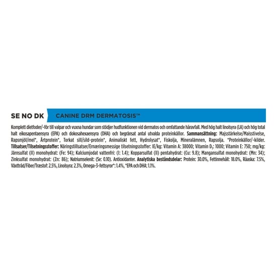 Purina Pro Plan Veterinary Diets Dermatosis Hund Torrfoder 3 kg