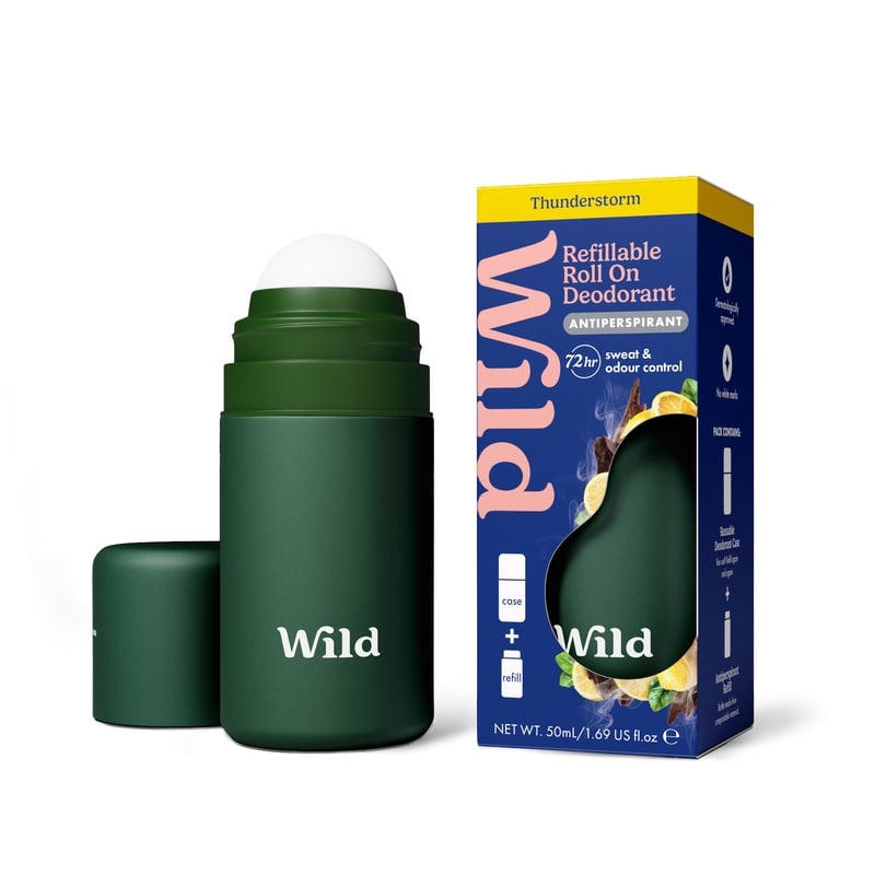 Wild Antiperspirant Roll-On Forest Green Case Thunderstorm 51 ml