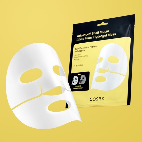 COSRX Advanced Snail Mucin Glass Glow Hydrogel Mask