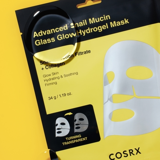 COSRX Advanced Snail Mucin Glass Glow Hydrogel Mask