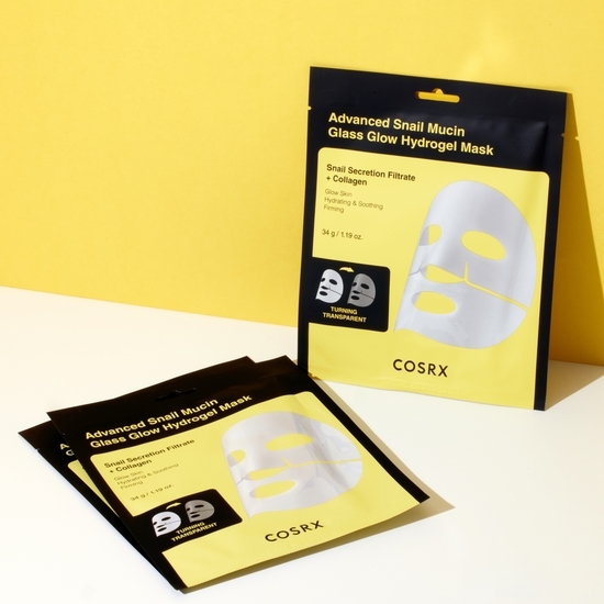COSRX Advanced Snail Mucin Glass Glow Hydrogel Mask