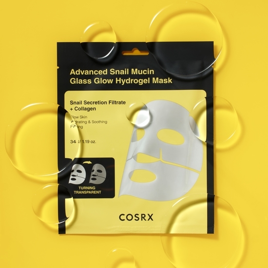 COSRX Advanced Snail Mucin Glass Glow Hydrogel Mask