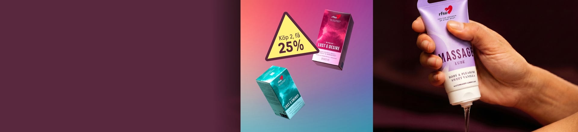 Köp 2, få 25% på RFSU
