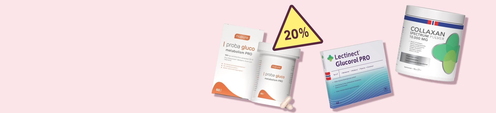20% på Hälsofavoriter