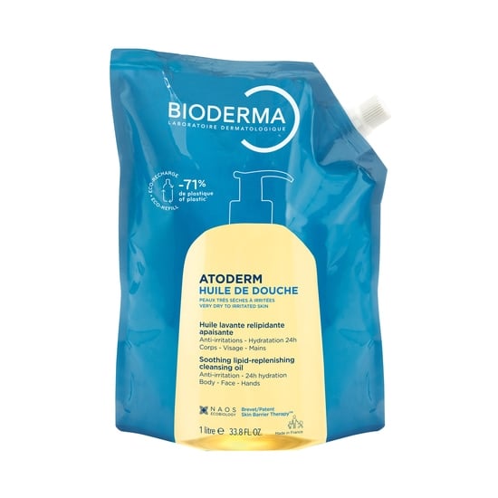 Bioderma Atoderm Huile de Douche Ecorefill 1 liter