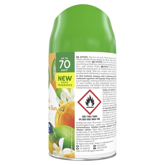 Air Wick Freshmatic Automatic Spray Refill Lemon & Mediterranean Sun 250 ml 