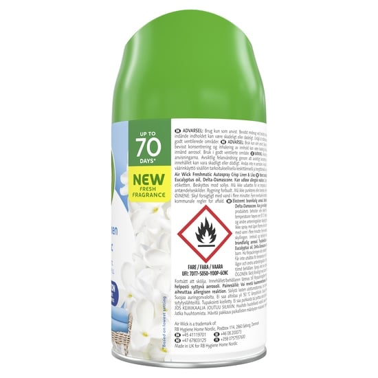 Air Wick Freshmatic Automatic Spray Refill Crisp Linen & Lilac 250 ml