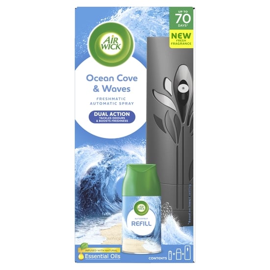 Air Wick Freshmatic Automatic Spray Starter Kit Ocean Cove & Waves 250 ml
