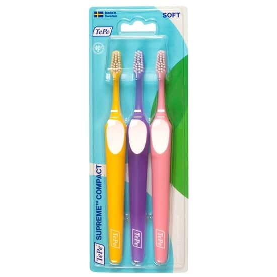 TePe Supreme Compact Soft Tandborste 3-pack