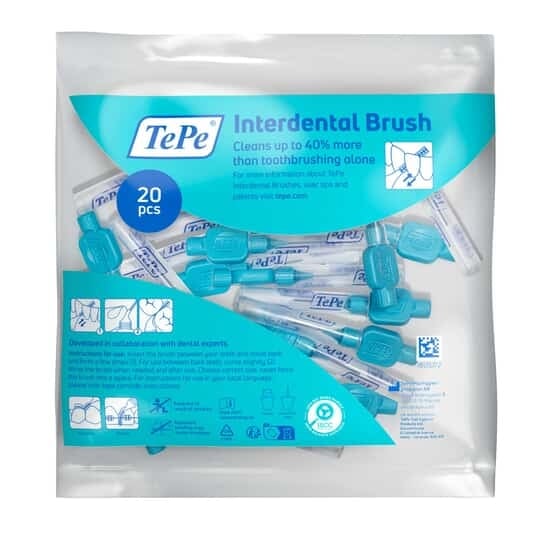 TePe Mellanrumsborste Original 0,6 mm Blå 20-pack