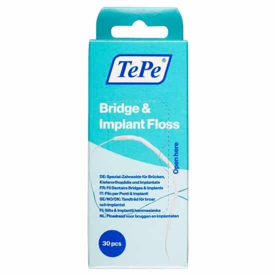 TePe Bridge & Implant Floss 30 st