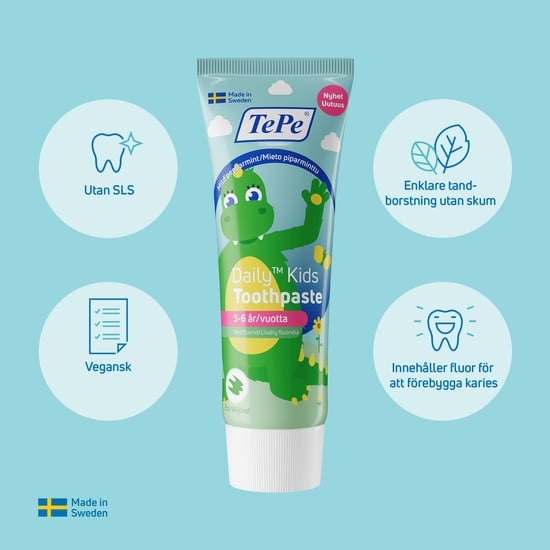TePe Daily Kids Tandkräm 75 ml