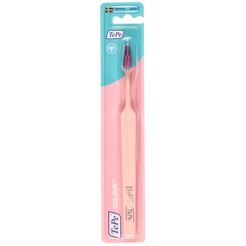 TePe Colour Soft Tandborste Ljusrosa 1 st
