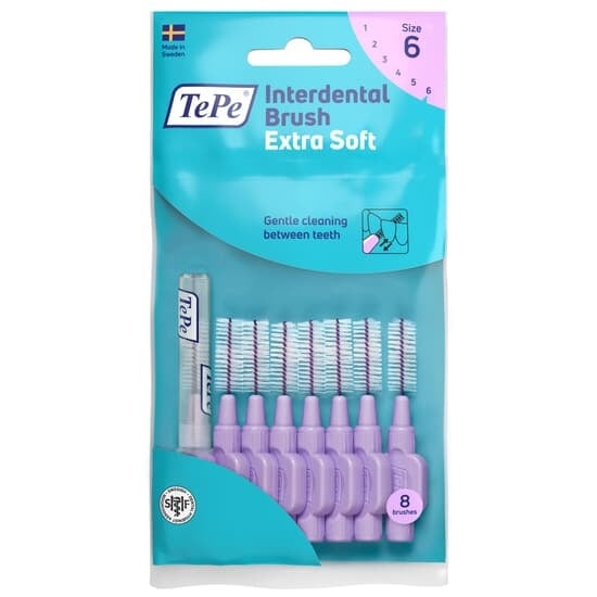 TePe Mellanrumsborste Extra Soft 1,1 mm Lila 8 st