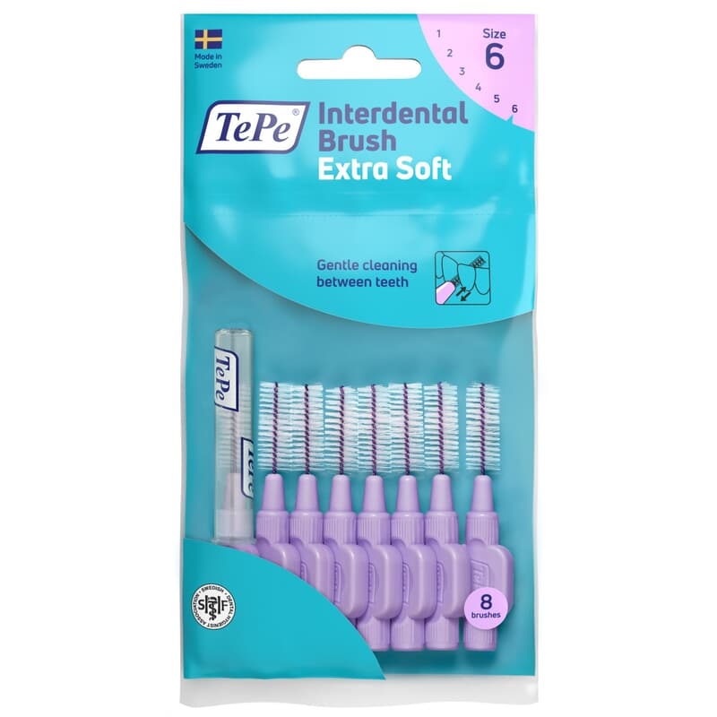 TePe Mellanrumsborste Extra Soft 1,1 mm Lila 8 st