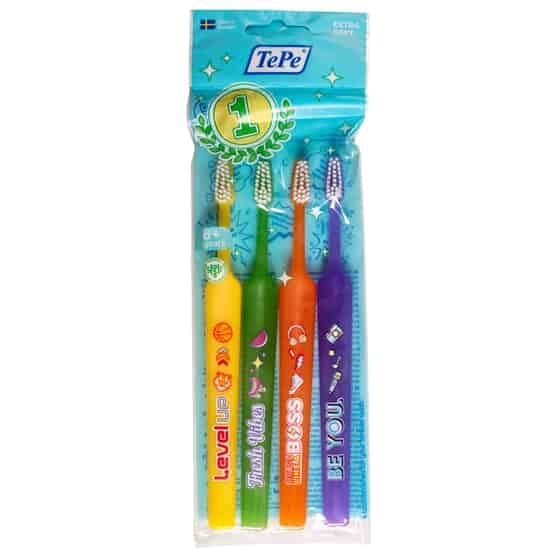 TePe Kids Extra Soft Tandborste 4 st