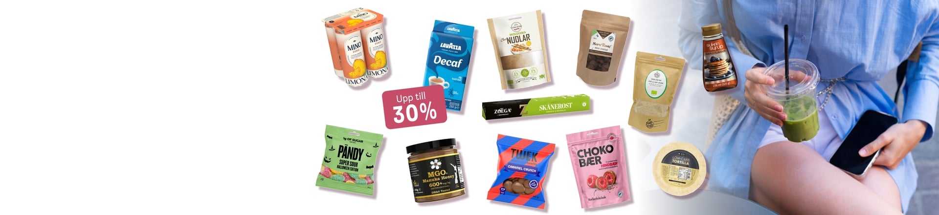 Upp till 30% på Mat & Dryck