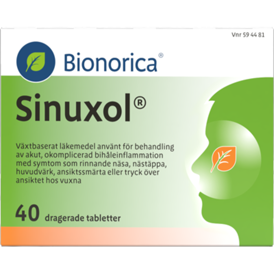 Sinuxol Dragerad Tablett 40 st