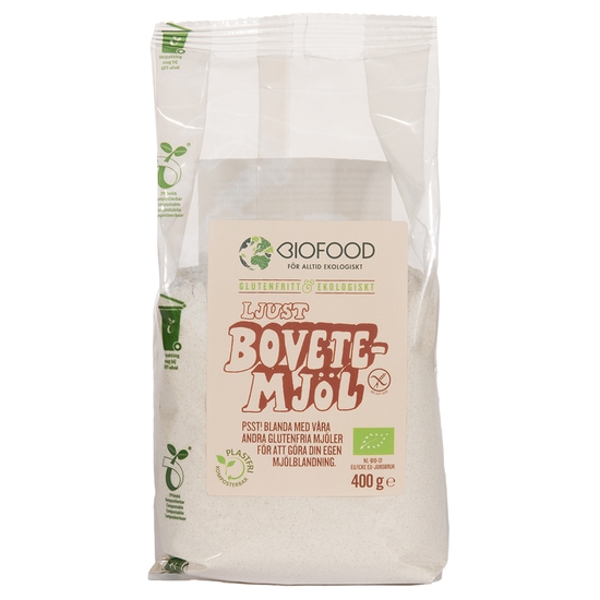 Biofood Bovetemjöl Ljust 400 g