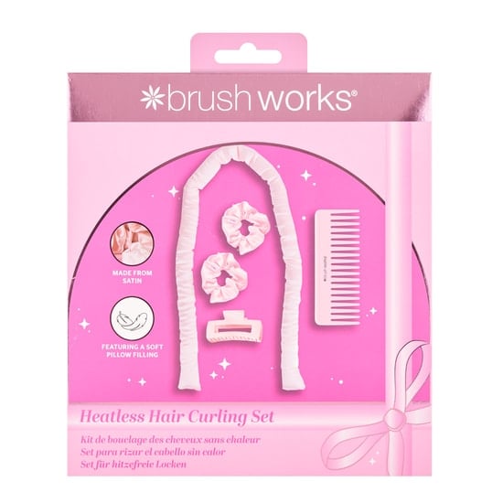 Brushworks Heatless Hair Curling Set 5 st