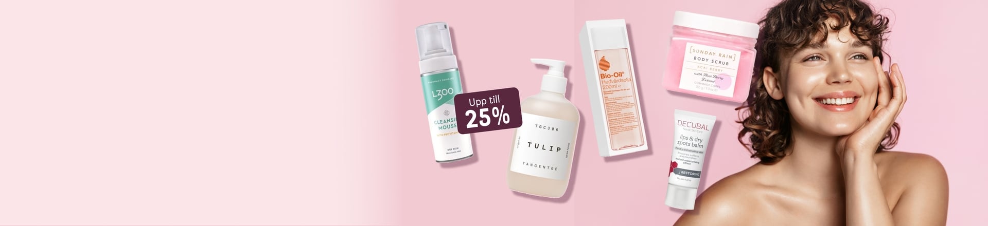 Upp till 25% inom Hudvård