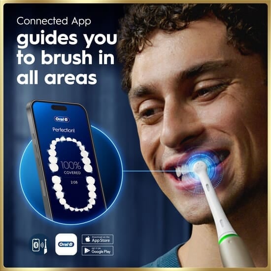 Oral-B iO9 Eltandborste Eclipse Gold med tillbehör