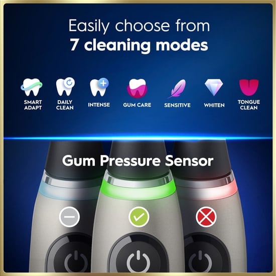 Oral-B iO9 Eltandborste Lunar Gold med tillbehör
