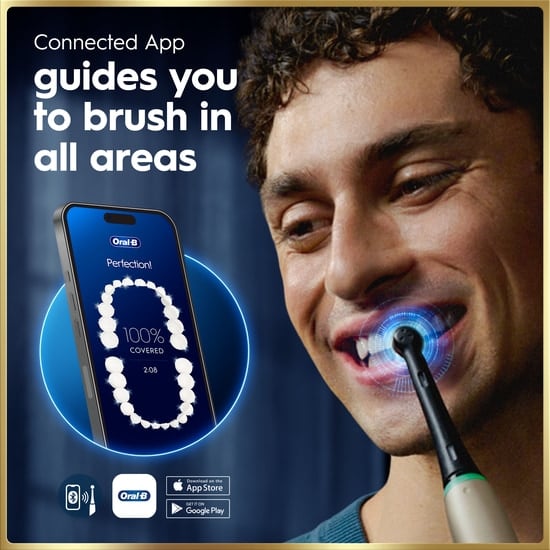 Oral-B iO9 Eltandborste Lunar Gold med tillbehör