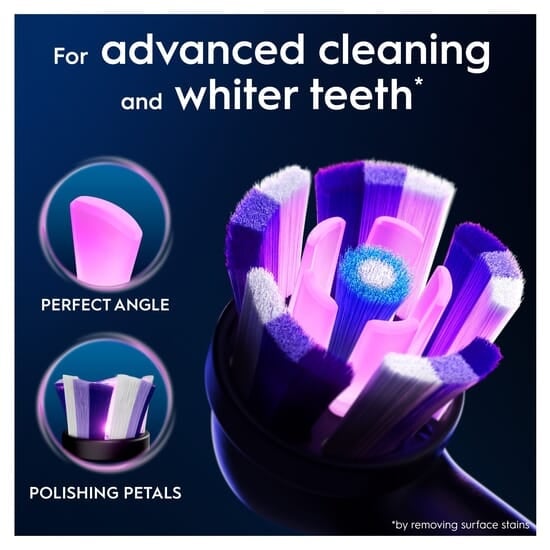 Oral-B iO Radiant White Tandborsthuvuden Svart 6 st