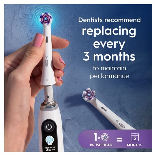Oral-B iO Radiant White Tandborsthuvuden Vit 6 st