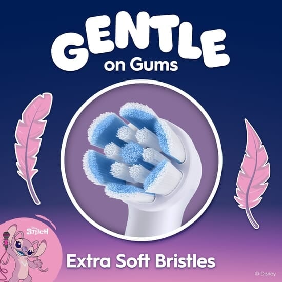Oral-B iO Kids 6+ Disney Angel Lilo & Stitch Tandborsthuvuden 4 st