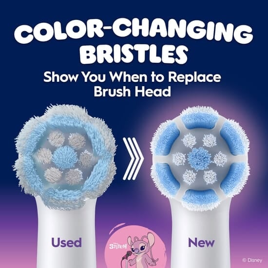 Oral-B iO Kids 6+ Disney Angel Lilo & Stitch Tandborsthuvuden 4 st