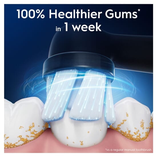 Oral-B iO Gentle Care Tandborsthuvuden Svart 8 st