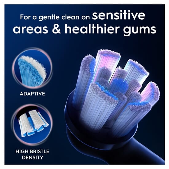 Oral-B iO Gentle Care Tandborsthuvuden Svart 8 st