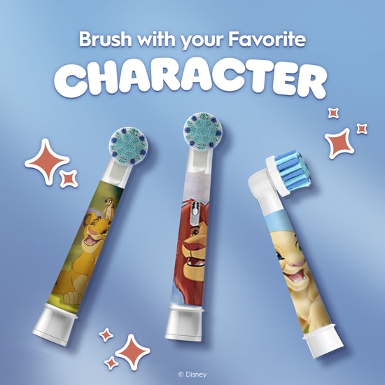 Oral-B Pro Kids Tandborsthuvuden Lejonkungen 3 st