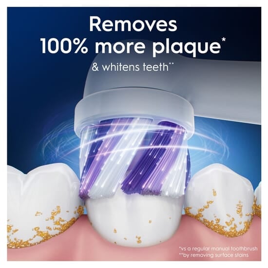 Oral-B iO Radiant White Tandborsthuvuden Vit 3 st