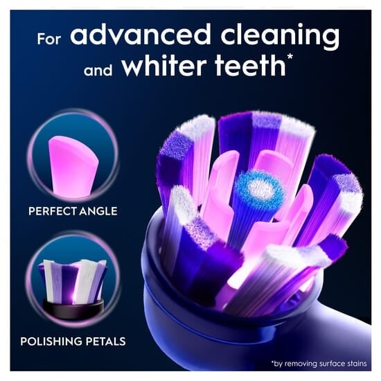 Oral-B iO Radiant White Tandborsthuvuden Vit 3 st