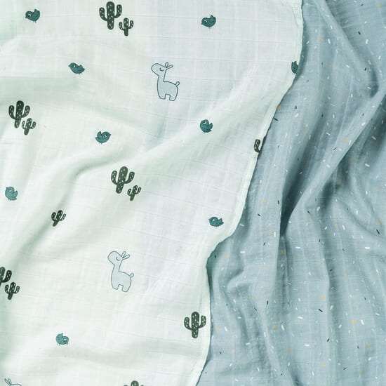 Done by Deer Muslinduk Lalee Blue 2-pack