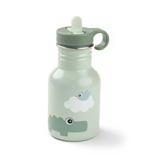 Done by Deer Vattenflaska Metall Playground Green 350 ml